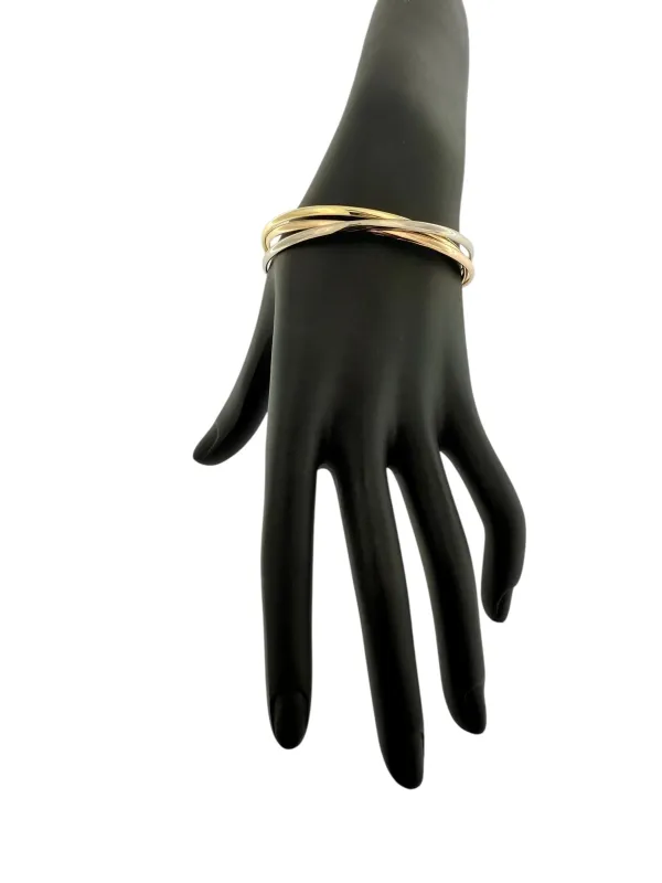 CARTIER - Bracelet Trinity, or jaune, blanc et rose sold by 58 Facettes