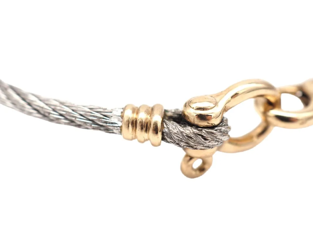 FRED - Bracelet force 10 vintage en acier et en or jaune sold by 58 Facettes