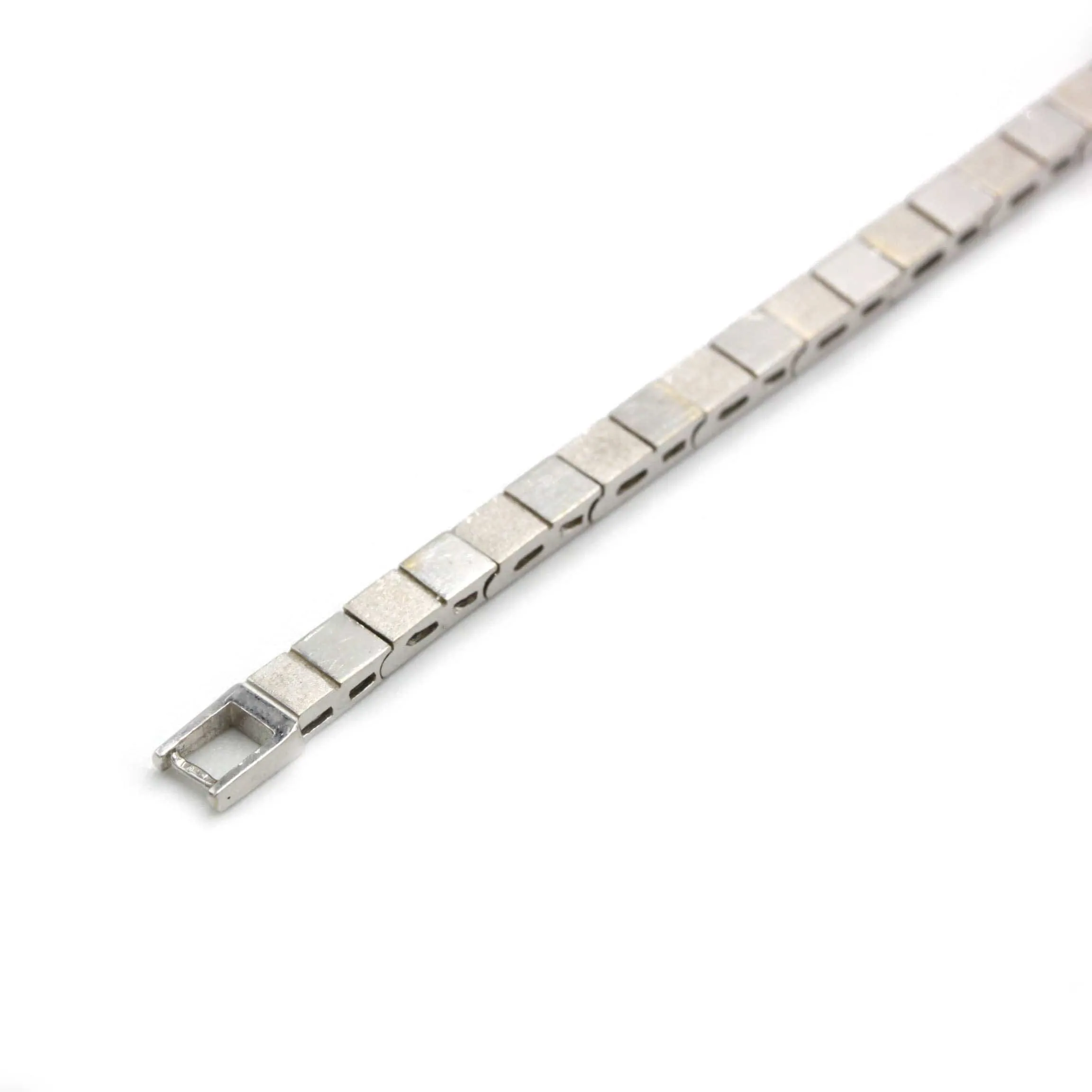 Bracelet Semi-rigide - Or blanc et Diamants sold by 58 Facettes product image thumbnail 5