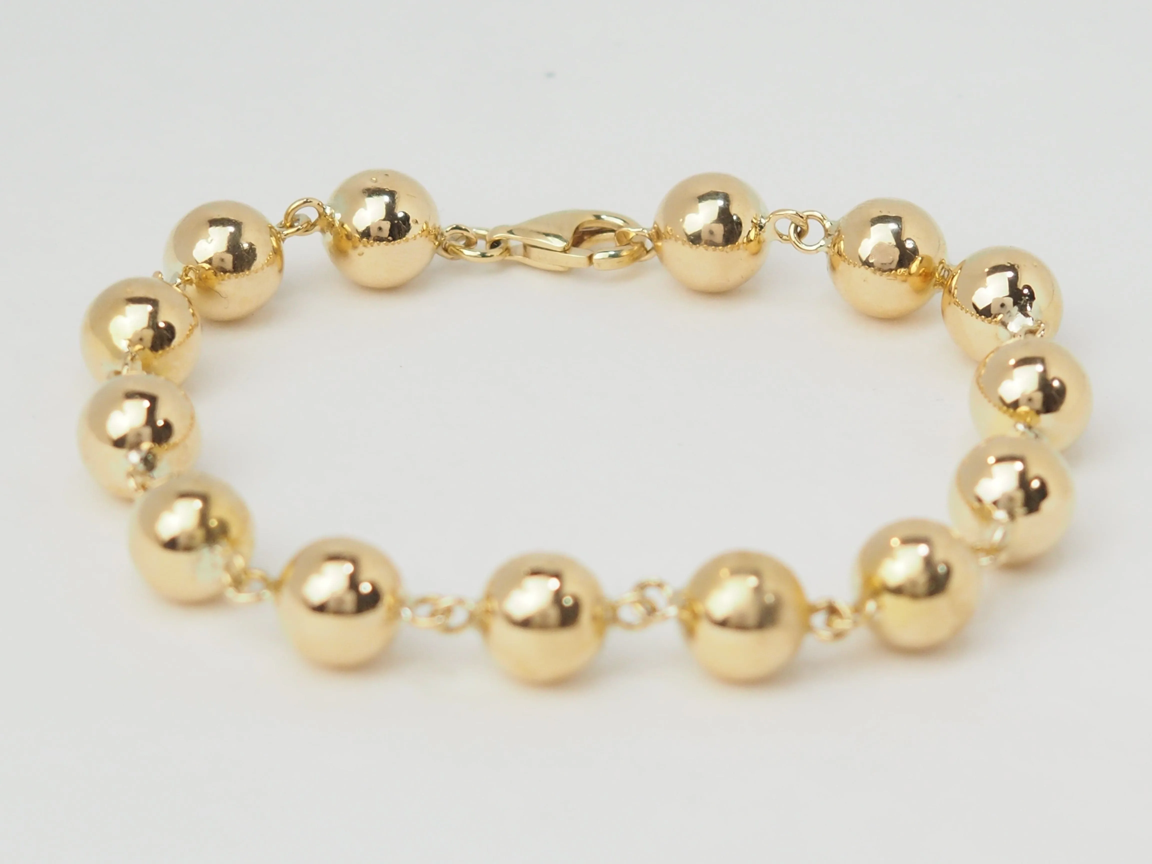 Bracelet Marseillais Boules en or jaune sold by 58 Facettes product image thumbnail 3