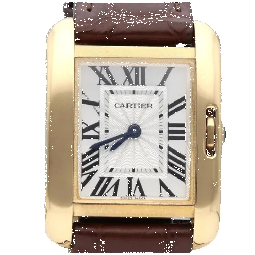Cartier Tank Anglaise - Montre à quartz en or rose sold by 58 Facettes