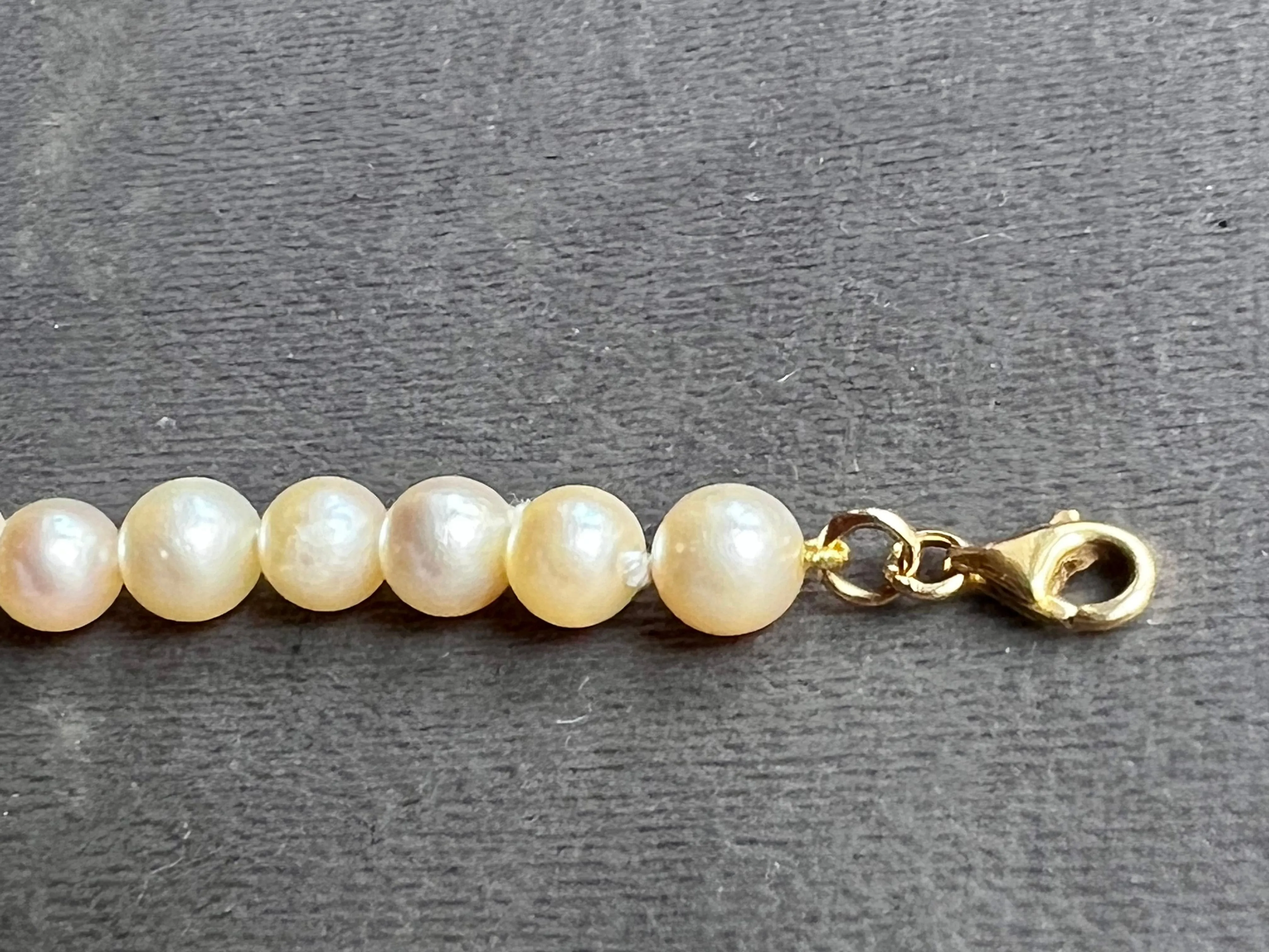 Bracelet 22 perles de culture 17,5 cm sold by 58 Facettes product image thumbnail 3