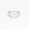 Bague Solitaire en or blanc et diamants sold by 58 Facettes