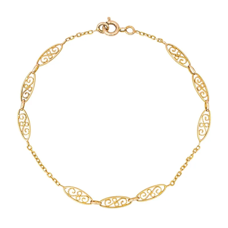 Bracelet Chaîne Or jaune sold by 58 Facettes