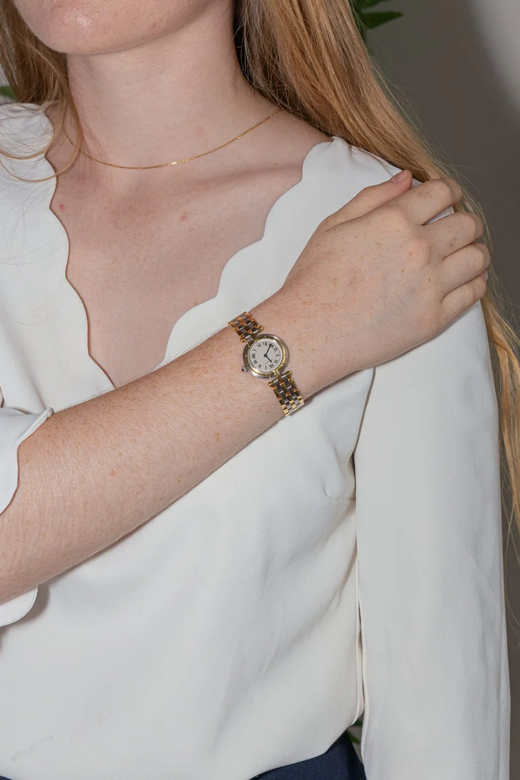 Cartier Montre Panthère Or jaune, Acier Spinelle synthétique sold by 58 Facettes product image thumbnail 2