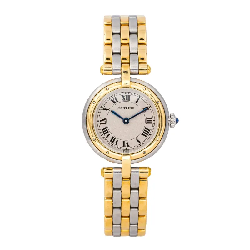 Cartier Montre Panthère  Or jaune, Acier Spinelle synthétique sold by 58 Facettes