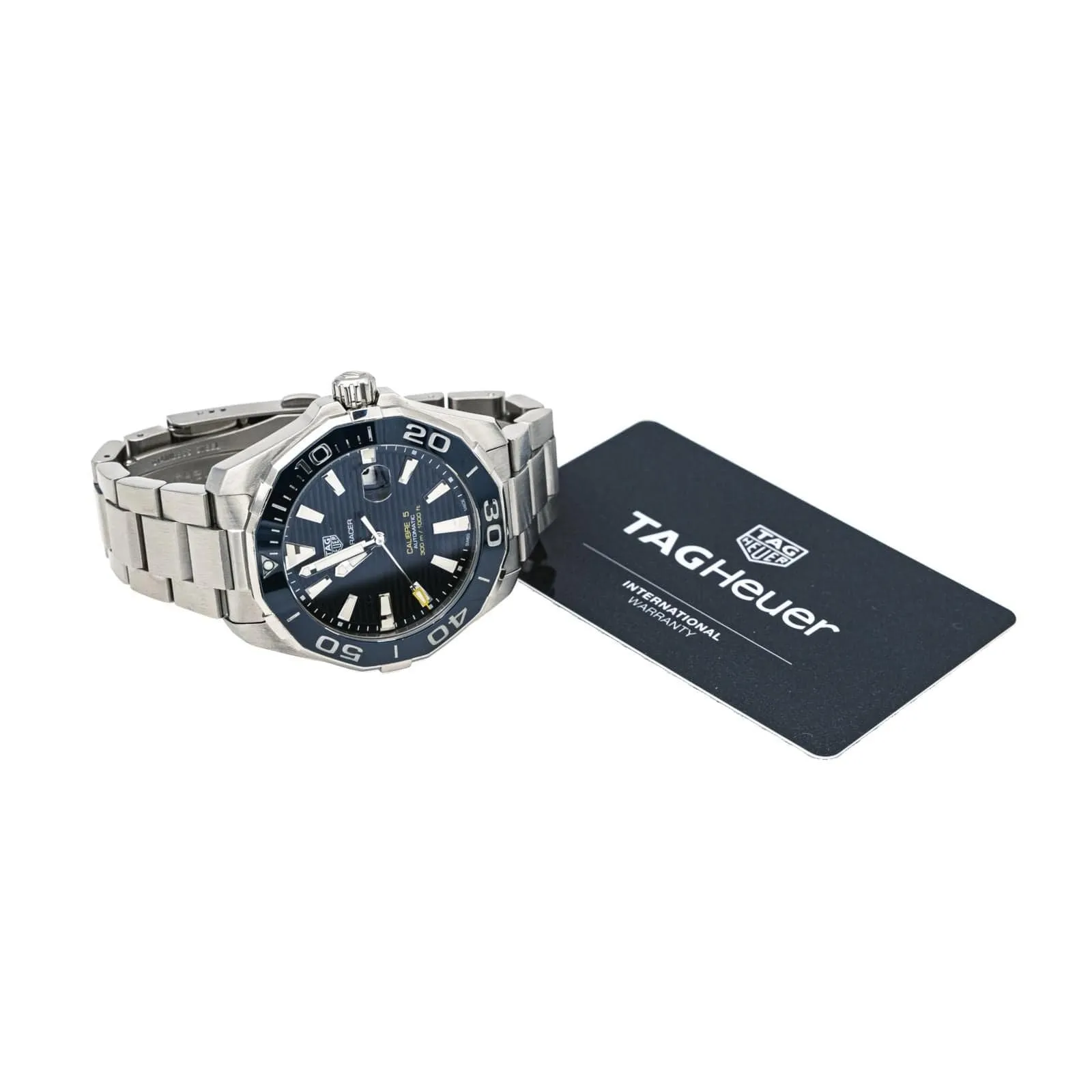 TAG Heuer Aquaracer - Montre en acier calibre 5 cadran bleu sold by 58 Facettes product image thumbnail 3