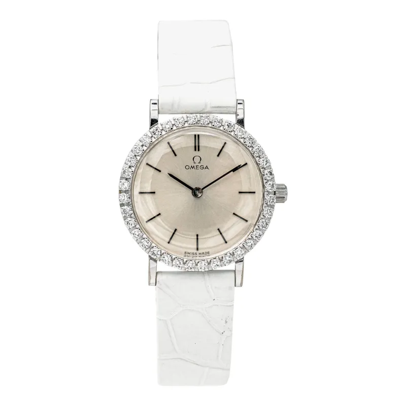 Omega Montre  Or blanc Diamant sold by 58 Facettes