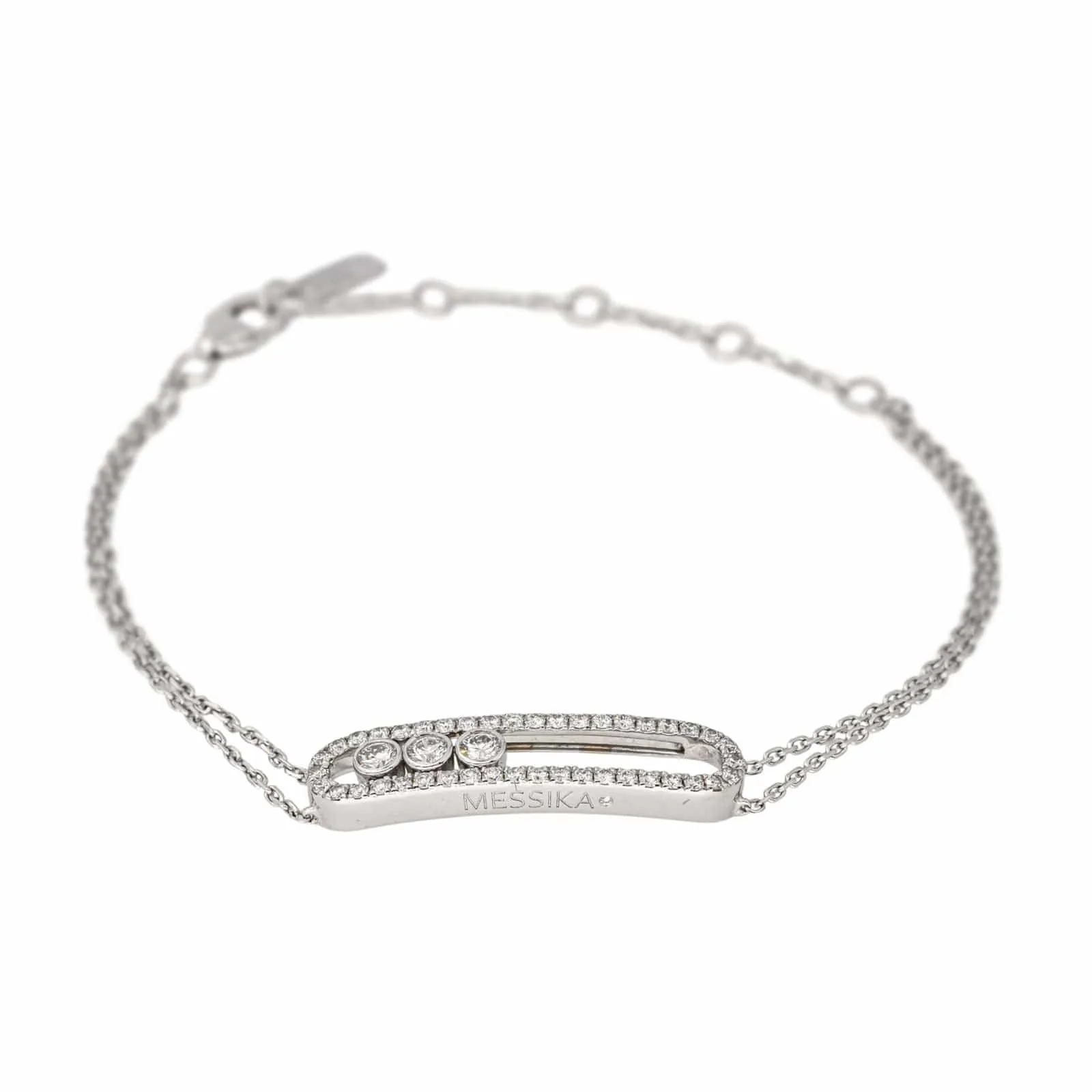 Messika Move Classique - Bracelet en or blanc et diamants sold by 58 Facettes product image thumbnail 5