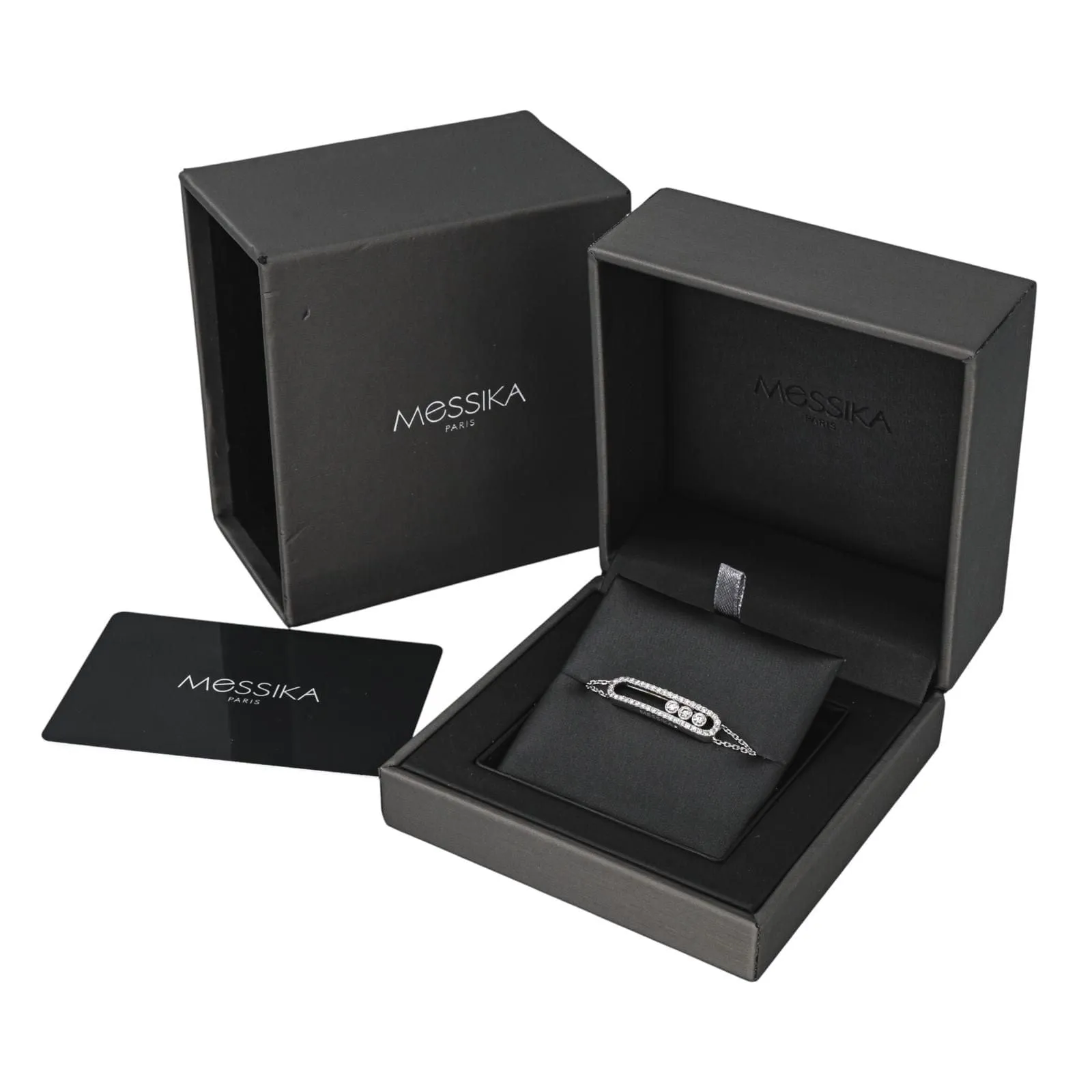 Messika Move Classique - Bracelet en or blanc et diamants sold by 58 Facettes product image thumbnail 2