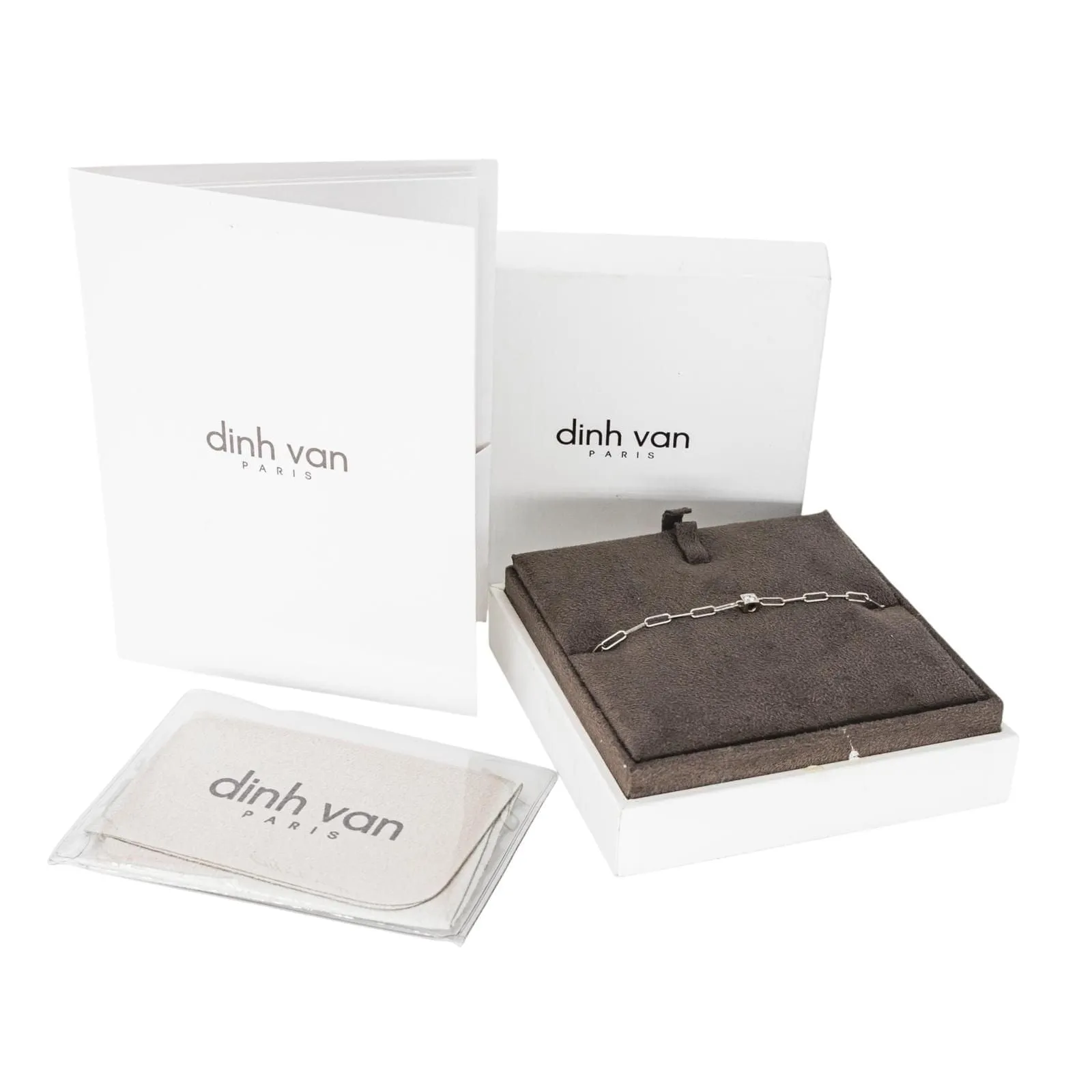 Dinh Van Bracelet Le cube Or blanc Diamant sold by 58 Facettes product image thumbnail 3