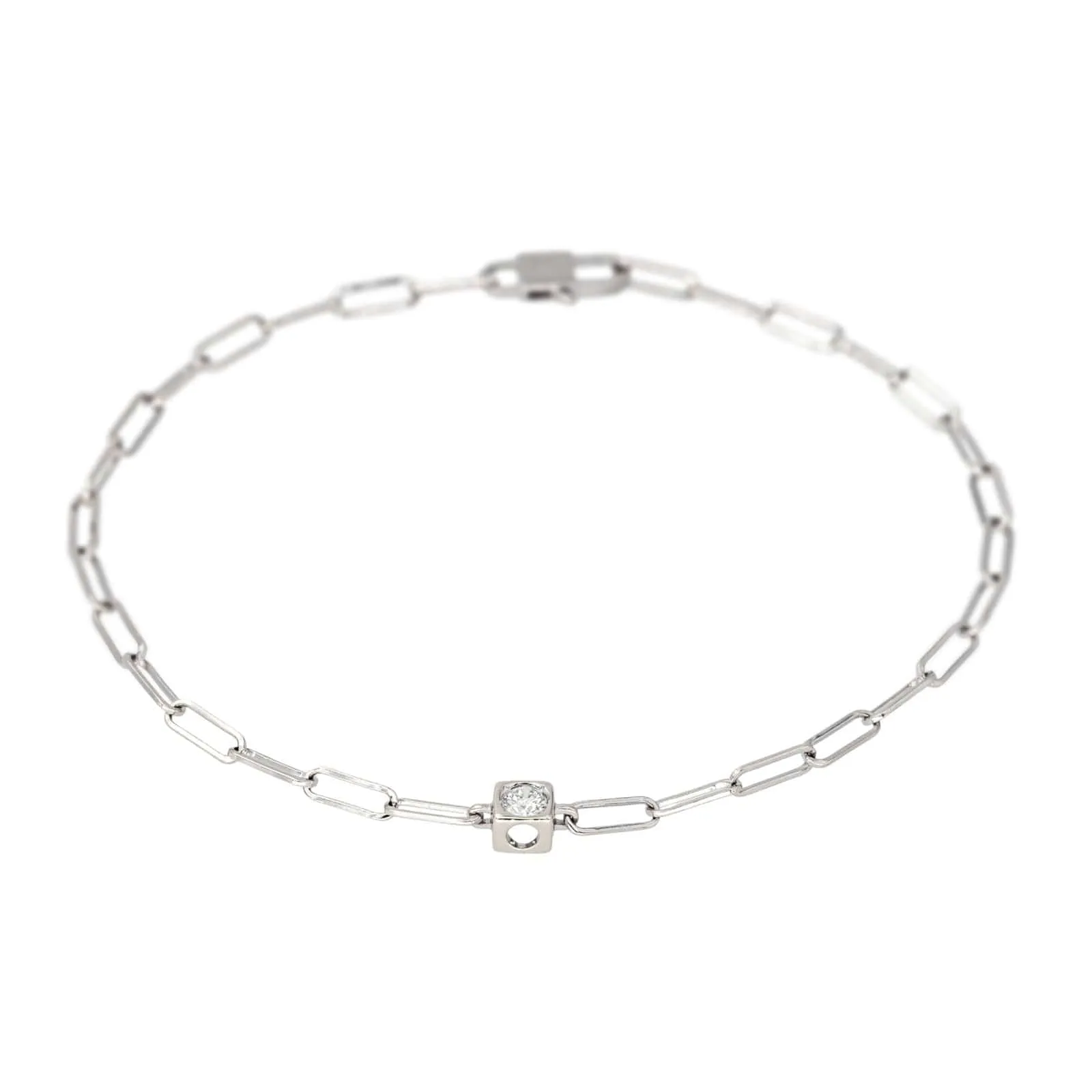 Dinh Van Bracelet Le cube Or blanc Diamant sold by 58 Facettes product image thumbnail 4