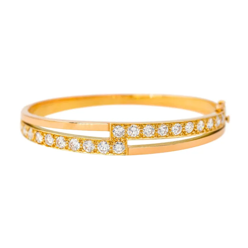 Bracelet  Jonc Or jaune Diamant sold by 58 Facettes