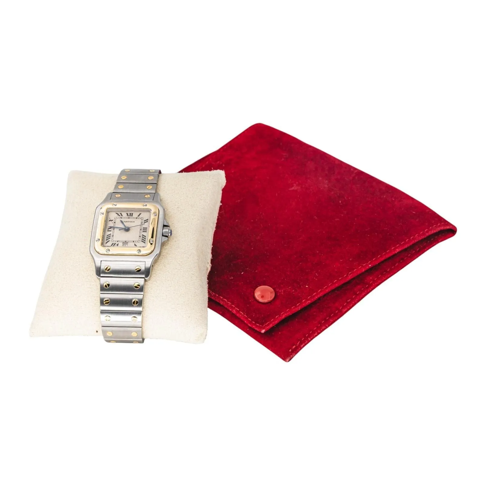 Cartier Montre Santos Acier, Or jaune sold by 58 Facettes product image thumbnail 3