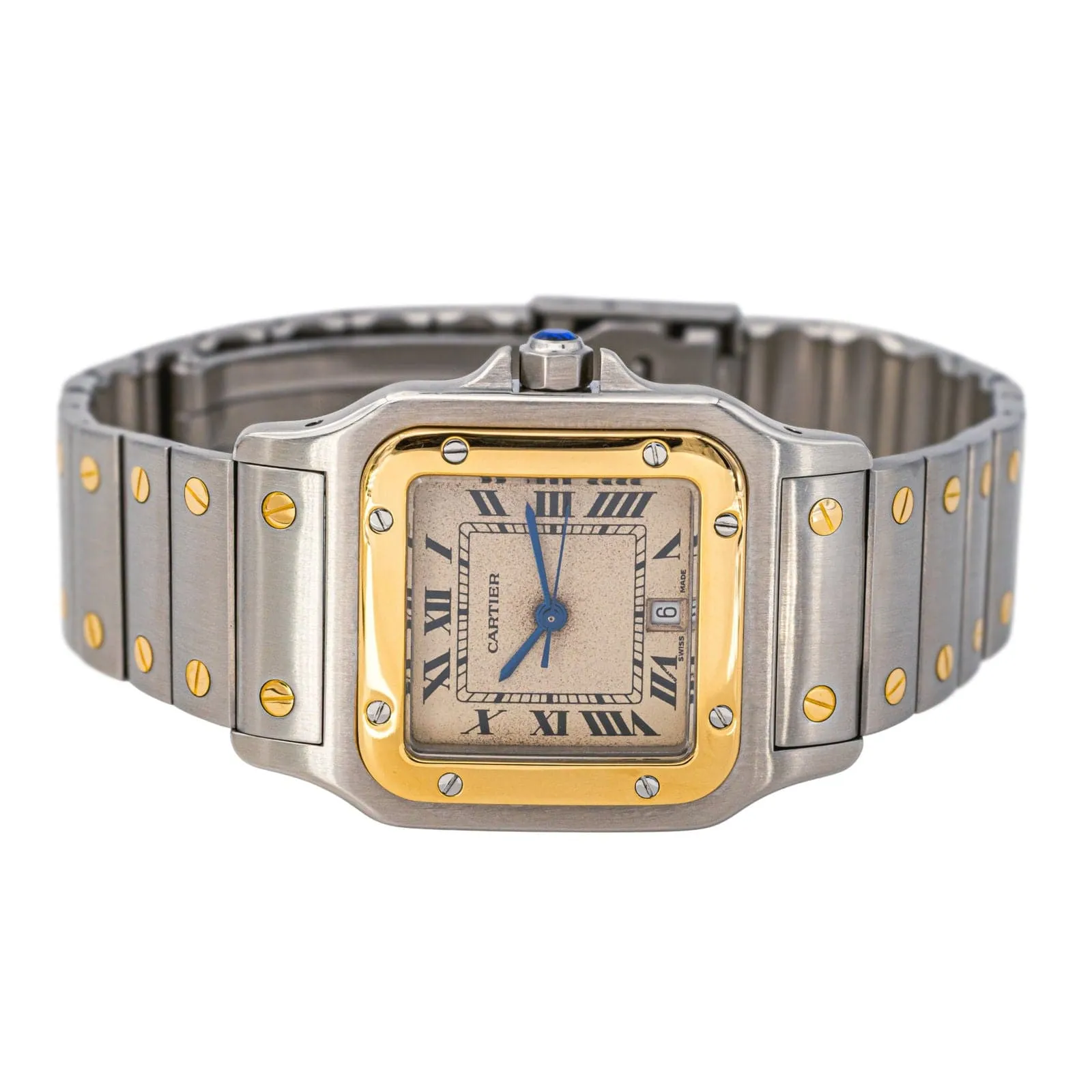 Cartier Montre Santos Acier, Or jaune sold by 58 Facettes product image thumbnail 4