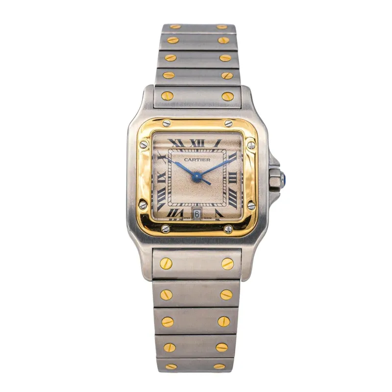 Cartier Montre Santos Acier, Or jaune sold by 58 Facettes