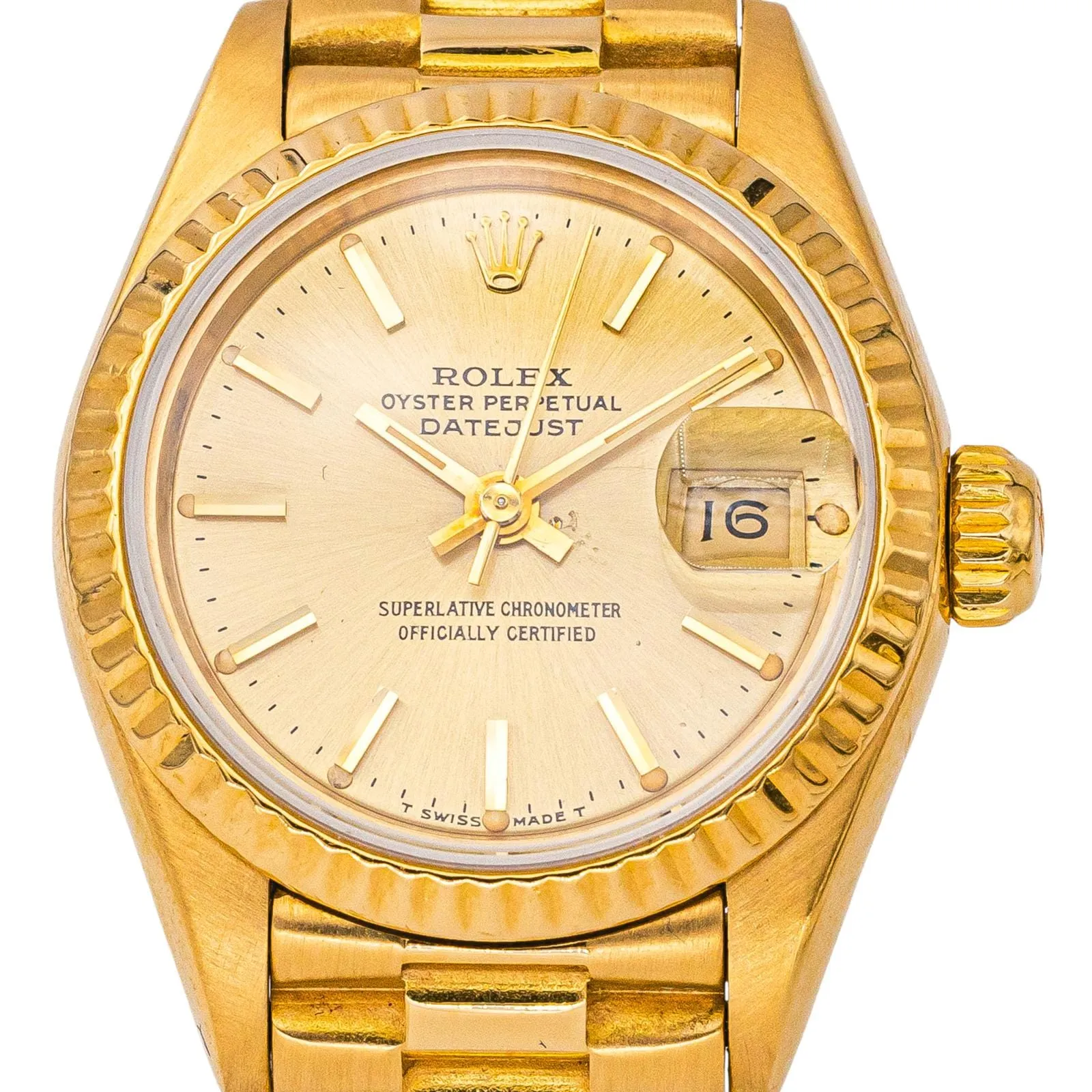 Rolex Montre Lady Datejust Or jaune sold by 58 Facettes product image thumbnail 5