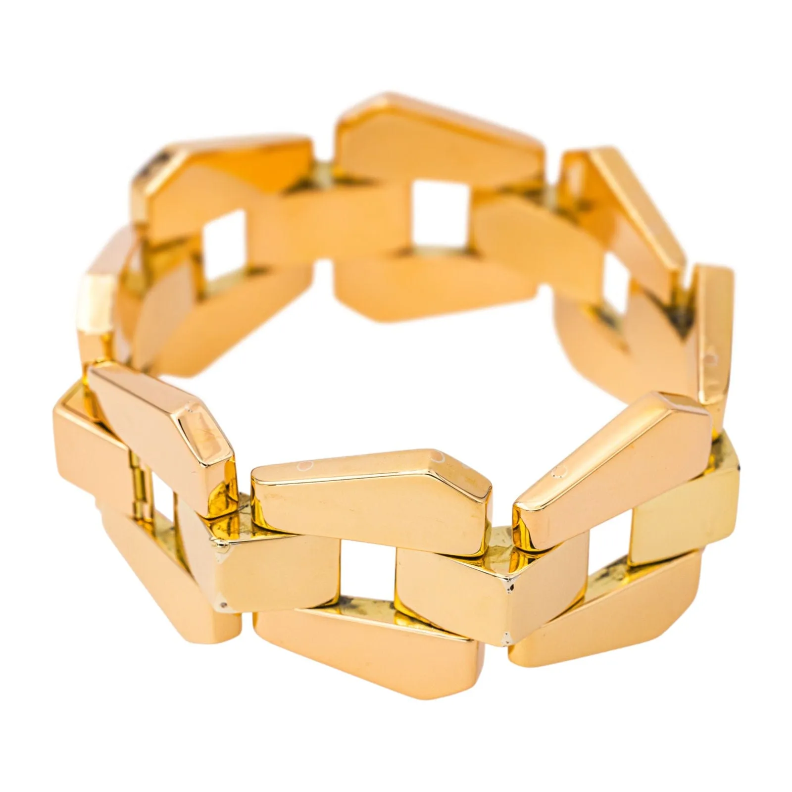 Bracelet Tank Or jaune sold by 58 Facettes product image thumbnail 2