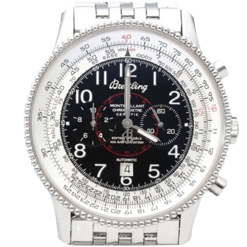 Breitling Navitimer Montbrillant - Montre automatique homme en acier made by 58 Facettes