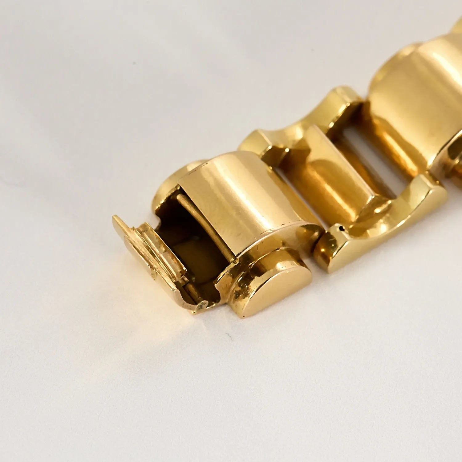 Bracelet Tank en or jaune sold by 58 Facettes product image thumbnail 4