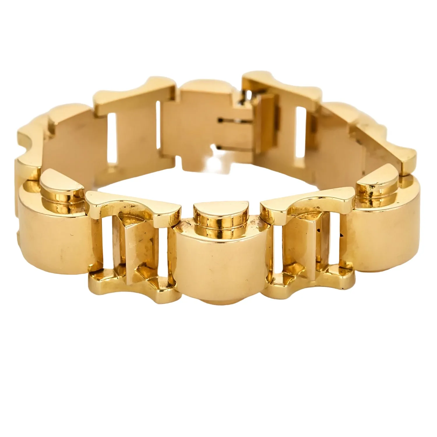 Bracelet Tank en or jaune sold by 58 Facettes