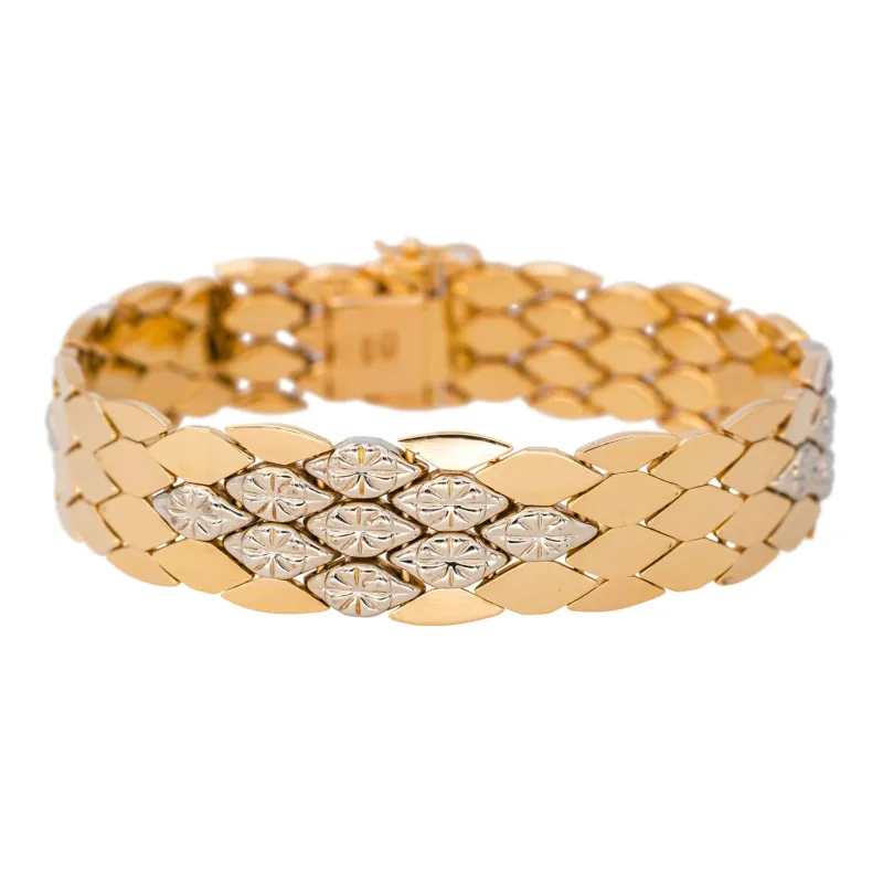 Bracelet Or jaune, Or blanc sold by 58 Facettes
