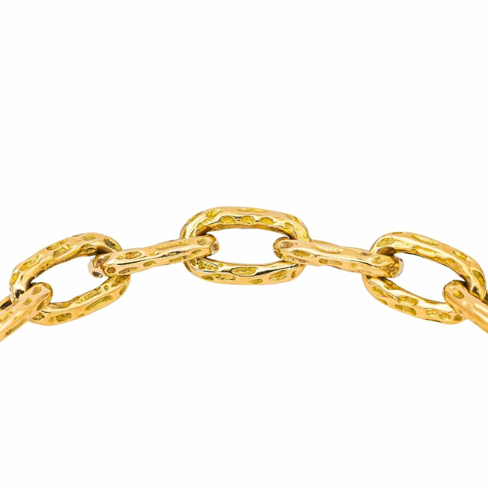 Bracelet chaîne maille forçat en or jaune 18 carats sold by 58 Facettes product image thumbnail 5