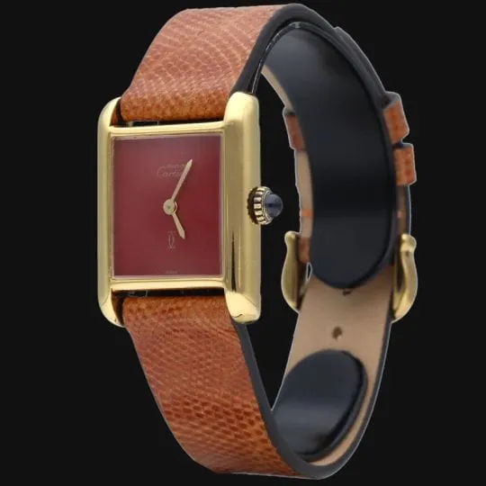 Cartier Montre Tank Vermeil sold by 58 Facettes product image thumbnail 2