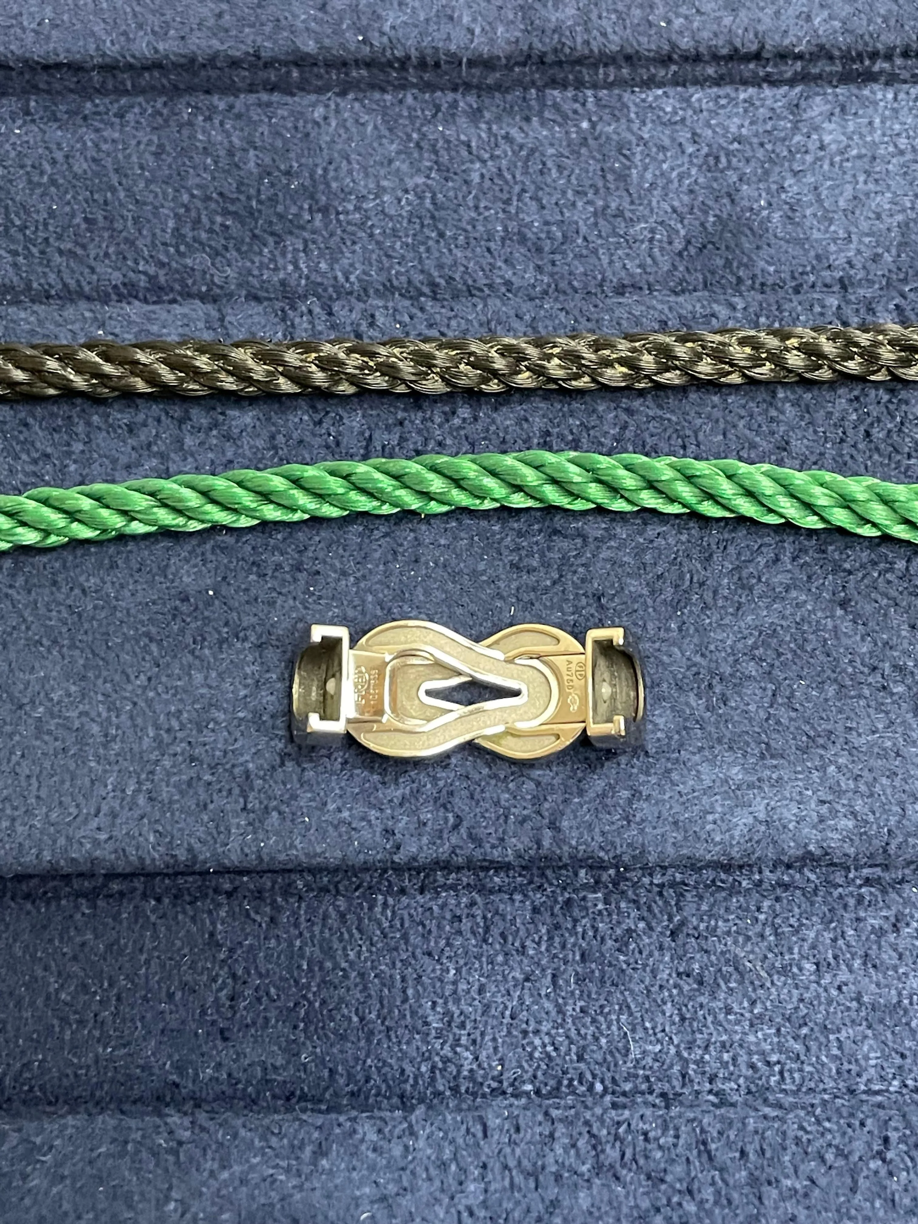 FRED - Bracelet chance infinie or blanc GM sold by 58 Facettes product image thumbnail 4