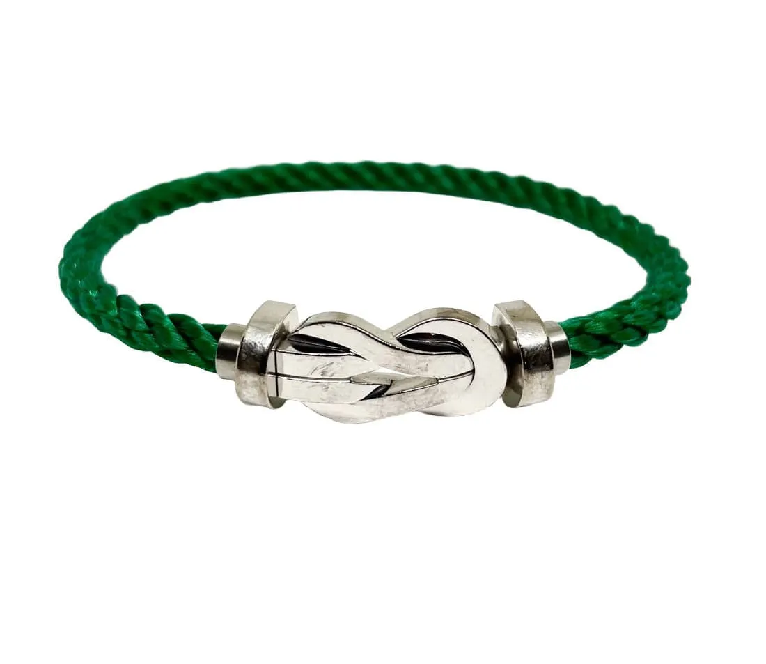 FRED - Bracelet chance infinie or blanc GM sold by 58 Facettes