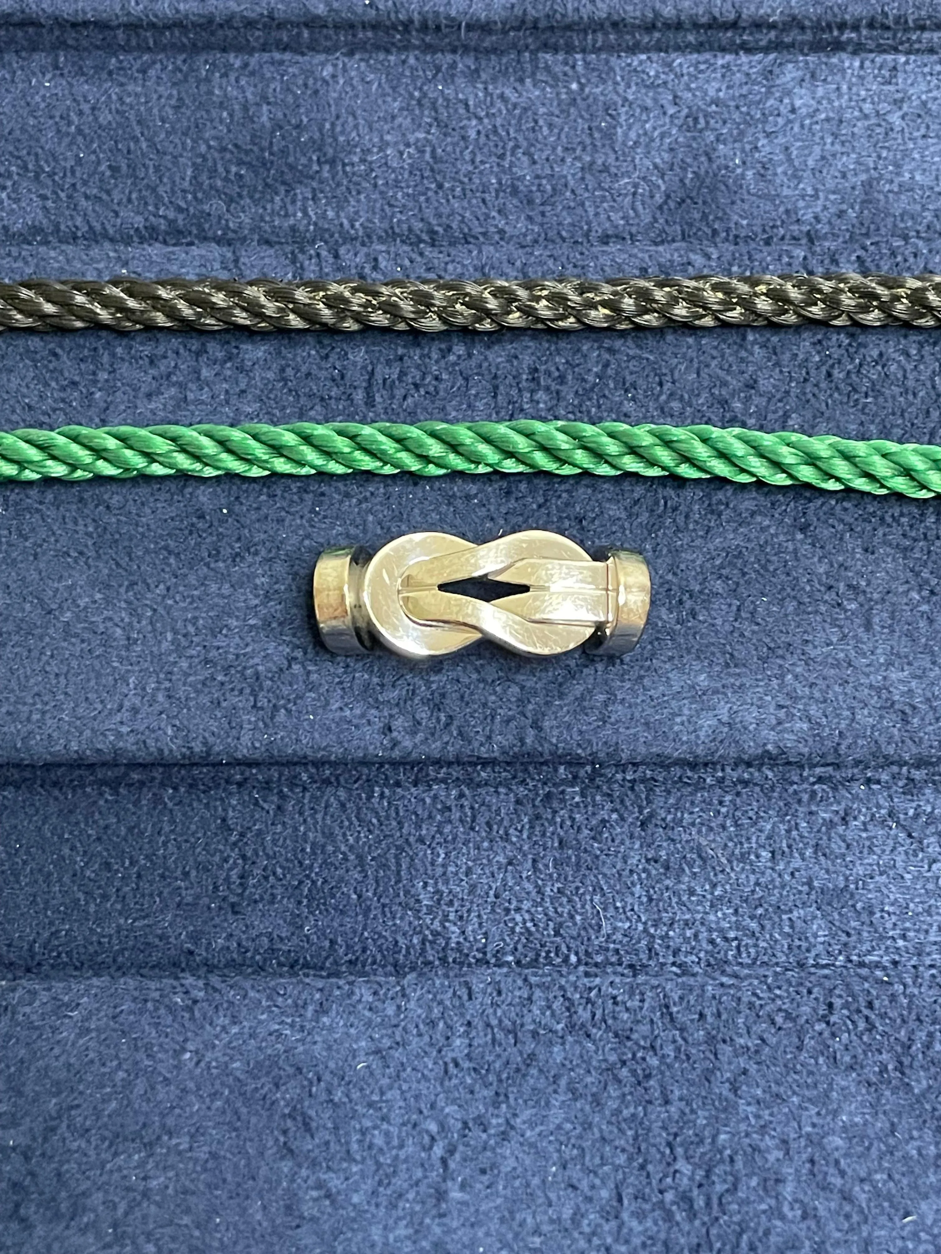 FRED - Bracelet chance infinie or blanc GM sold by 58 Facettes product image thumbnail 5