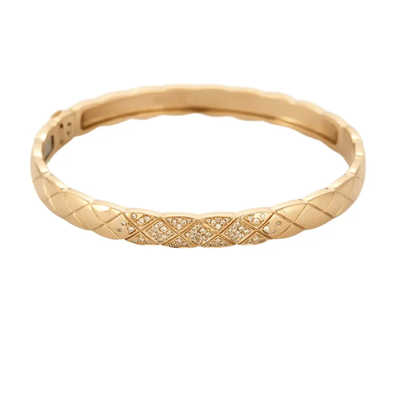 CHANEL - COCO CRUSH - Bracelet en or beige et diamants sold by 58 Facettes