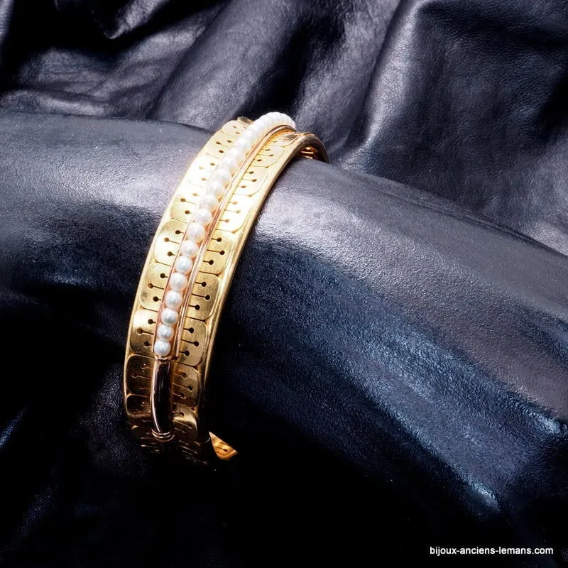 Bracelet or et perles fines, époque Napoléon III sold by 58 Facettes product image thumbnail 4