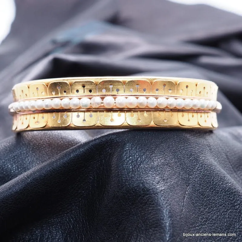 Bracelet or et perles fines, époque Napoléon III made by 58 Facettes