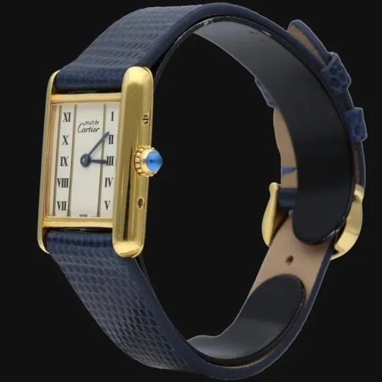 Cartier Tank - Montre vermeil à quartz sold by 58 Facettes product image thumbnail 3