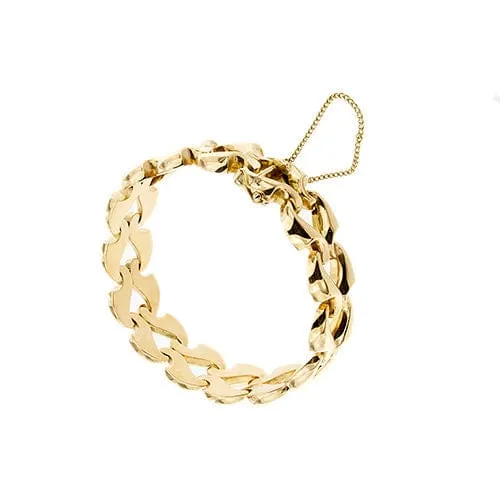 Bracelet Tank vintage à bande en or rose 18 ct sold by 58 Facettes product image thumbnail 4