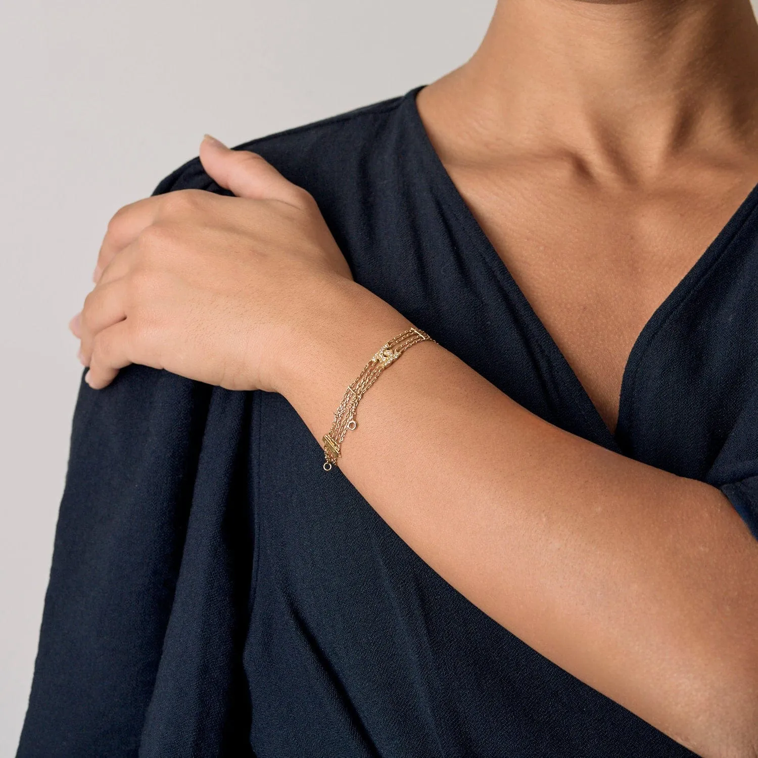 CARTIER - Double C vintage en or jaune et diamants sold by 58 Facettes product image thumbnail 2