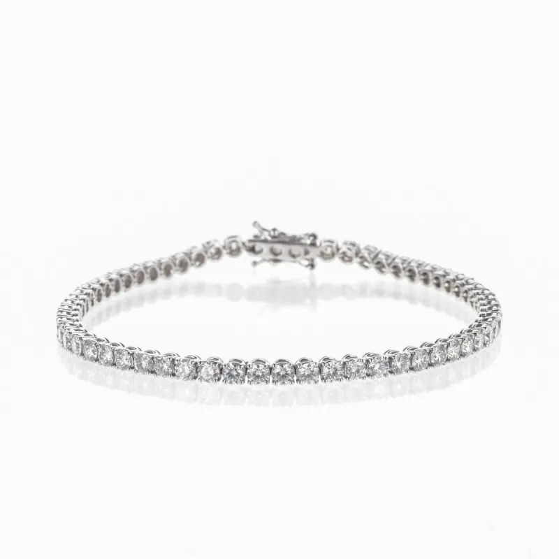 Bracelet Rivière de Diamants 5,05 Carats G/VS sold by 58 Facettes