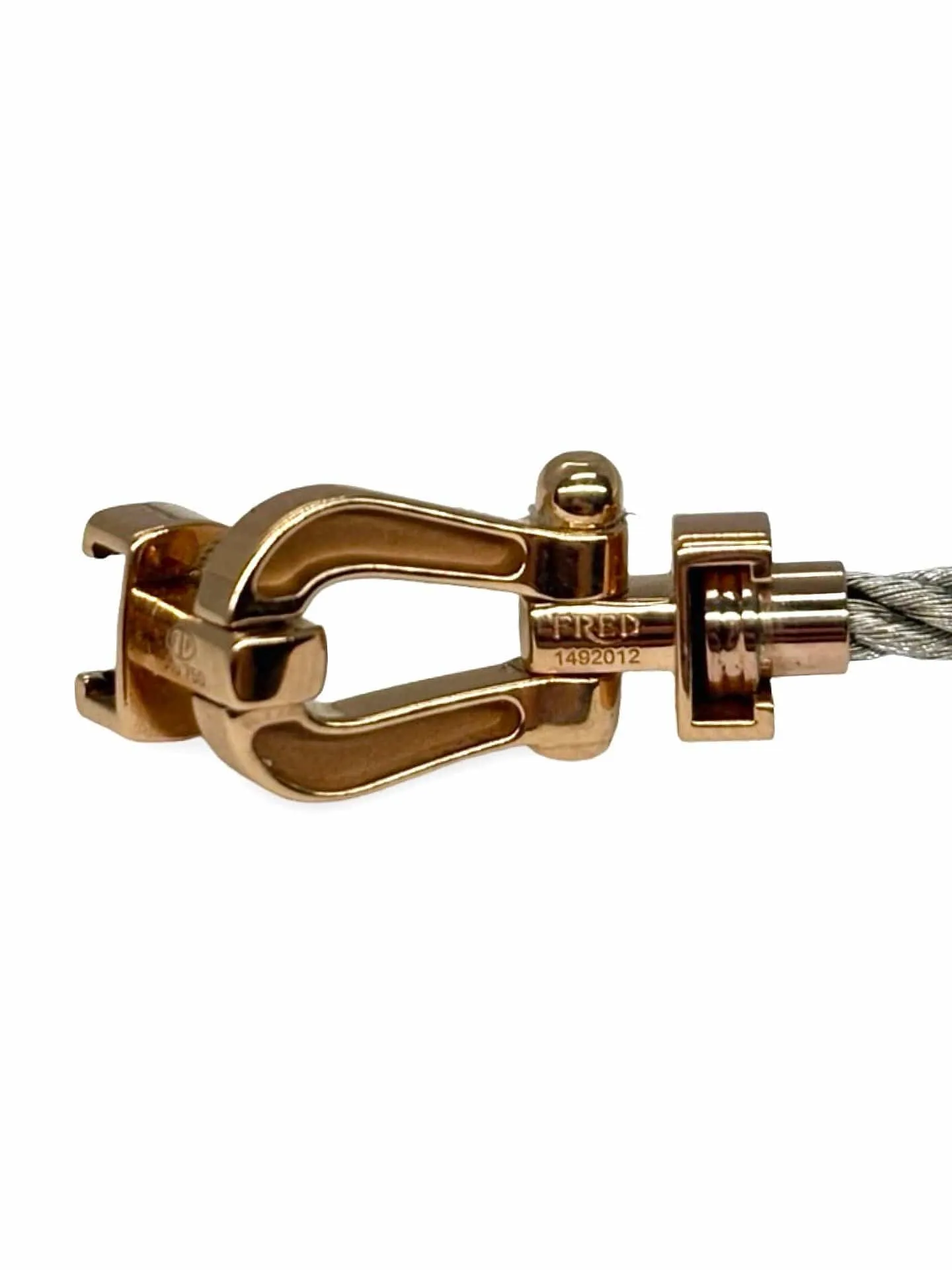 Bracelet Fred Force 10 or rose et diamants 0,12 ct sold by 58 Facettes product image thumbnail 5