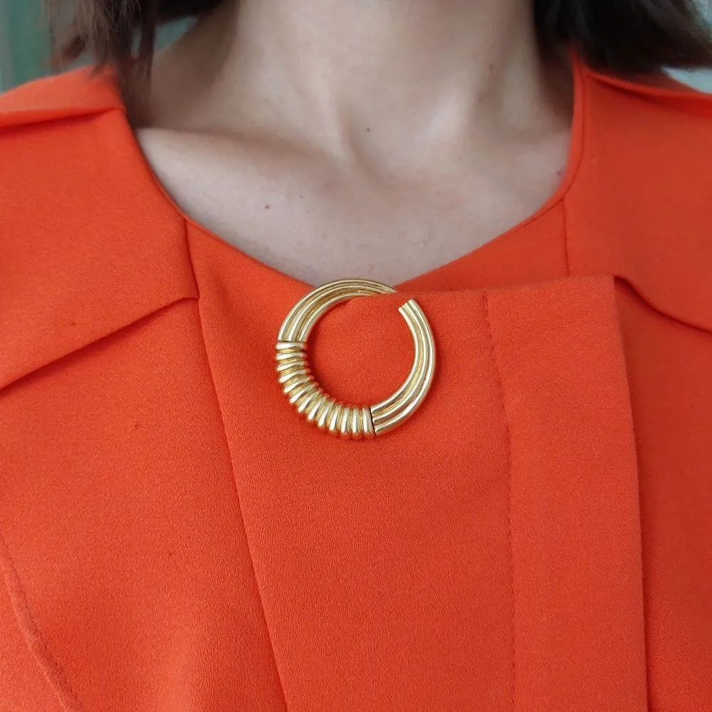 VAN CLEEF & ARPELS Clip « Cercle », or 18k sold by 58 Facettes product image thumbnail 3