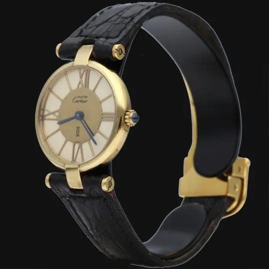 Cartier Montre Must De Cartier Vermeil sold by 58 Facettes product image thumbnail 3