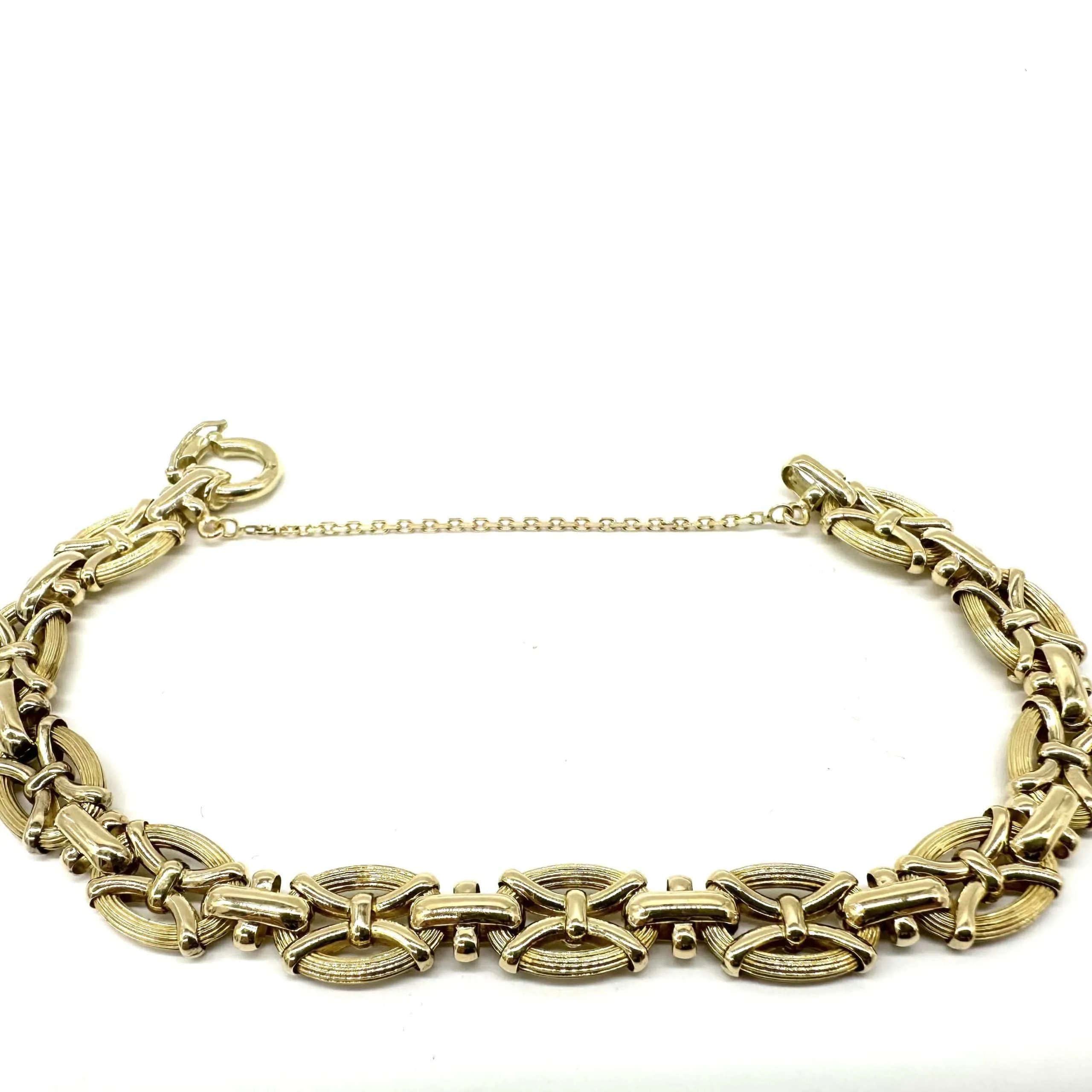 Bracelet or jaune maille fantaisie sold by 58 Facettes product image thumbnail 5