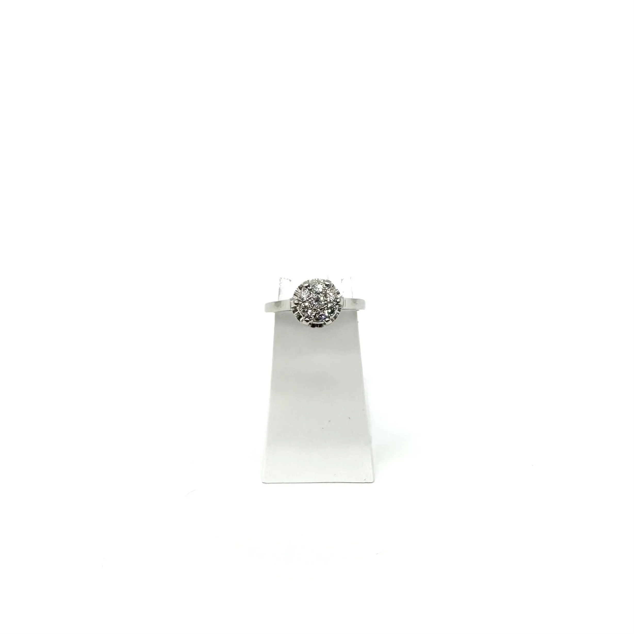 Bague en platine avec 6 diamants (0,25 ct) sold by 58 Facettes product image thumbnail 3