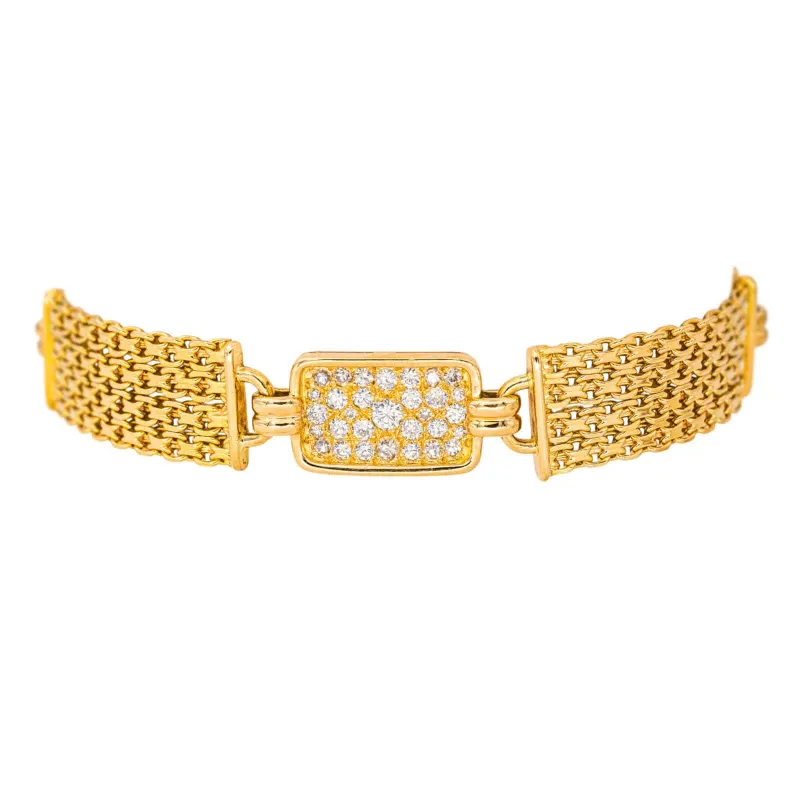 Bracelet Or jaune Diamant sold by 58 Facettes