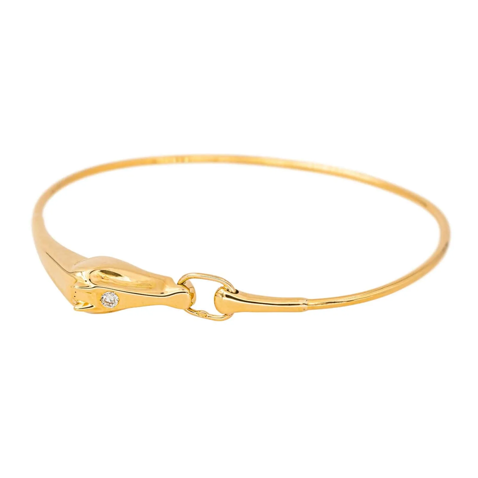 Bracelet Jonc Or jaune Diamant sold by 58 Facettes product image thumbnail 2