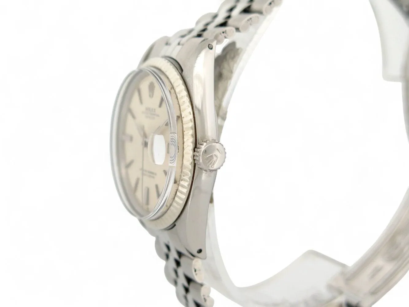 vintage montre ROLEX oyster datejust 1601 36 mm acier jubile automatique sold by 58 Facettes product image thumbnail 3