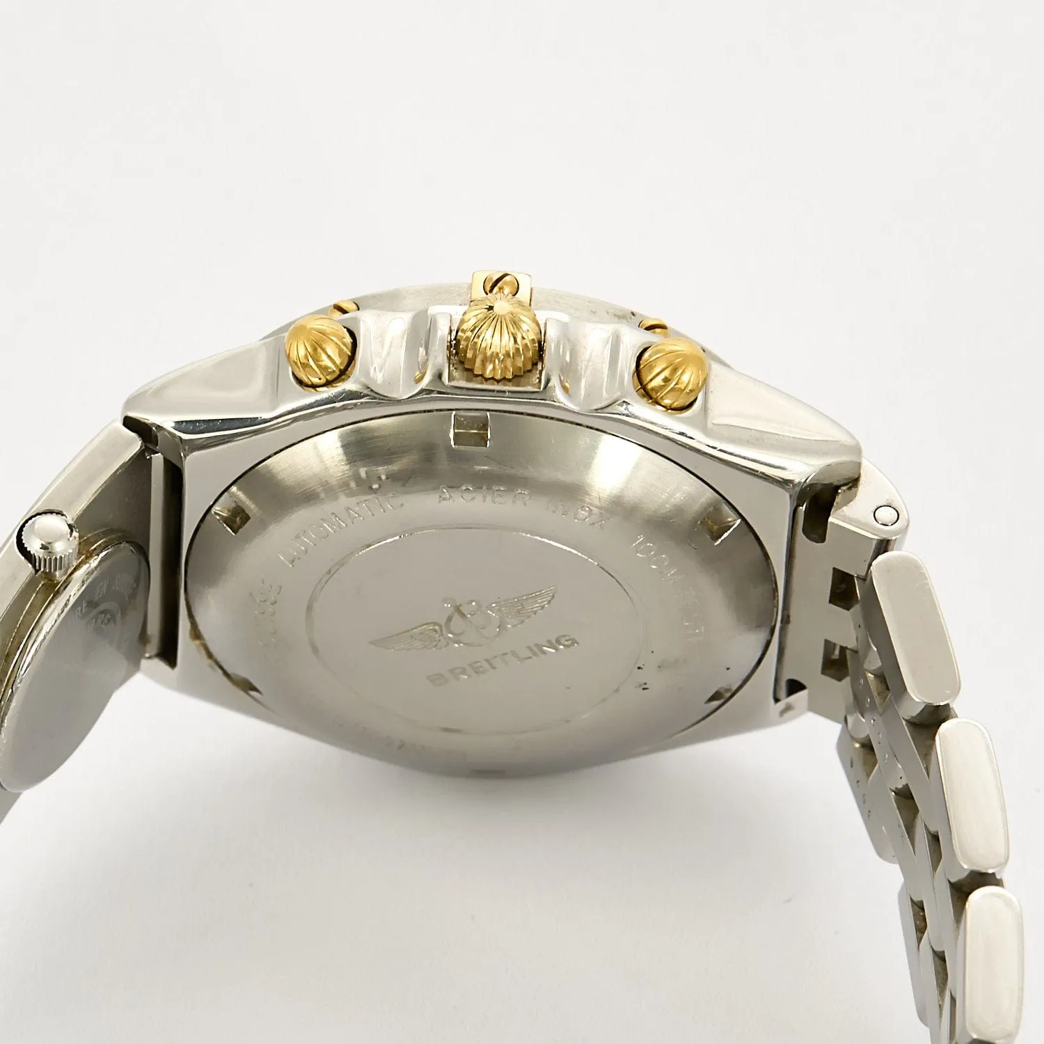 BREITLING - Chronomat - Montre en acier et acier doré à boitier rond à mouvement automatique sold by 58 Facettes product image thumbnail 4