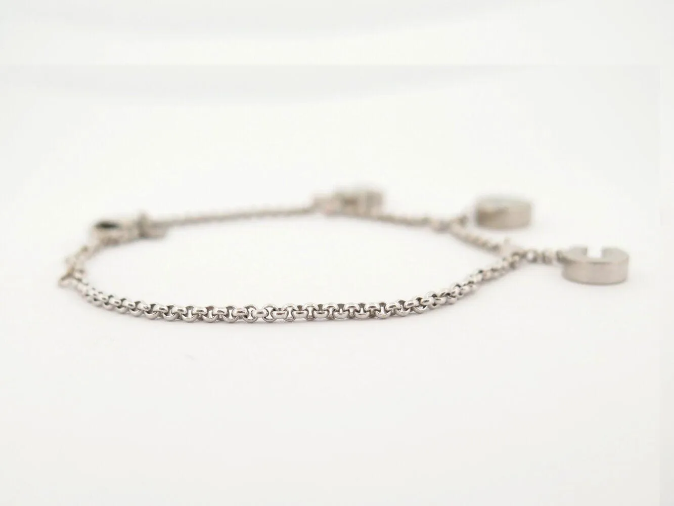 bracelet CHOPARD happy lucky 855811 or blanc 18k diamant 0.05 ct sold by 58 Facettes product image thumbnail 5