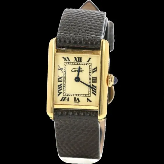 Cartier Montre Tank Vermeil sold by 58 Facettes product image thumbnail 2