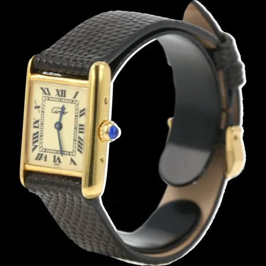 Cartier Montre Tank Vermeil sold by 58 Facettes product image thumbnail 3
